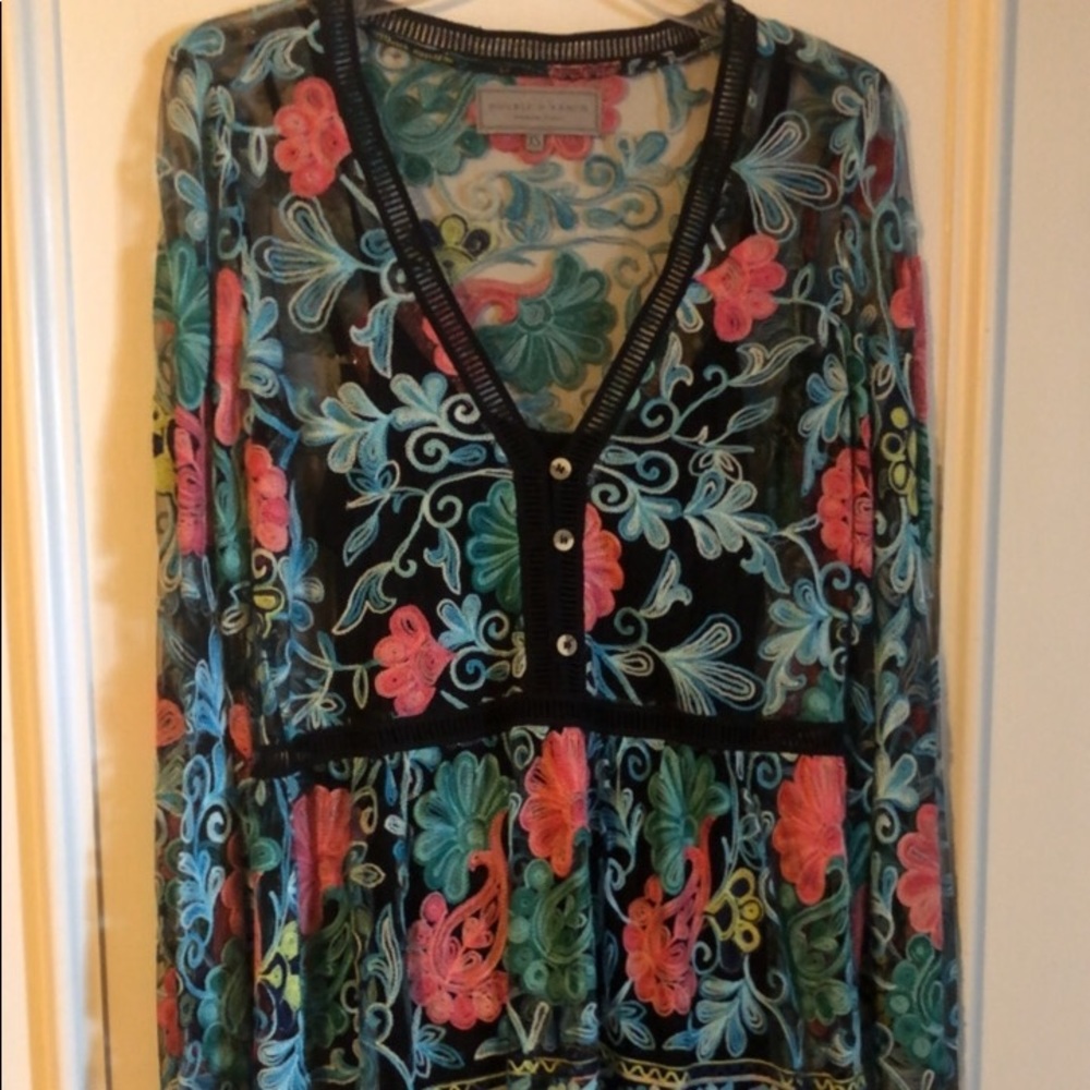 Double D ranch gorgeous lined top New without Tags